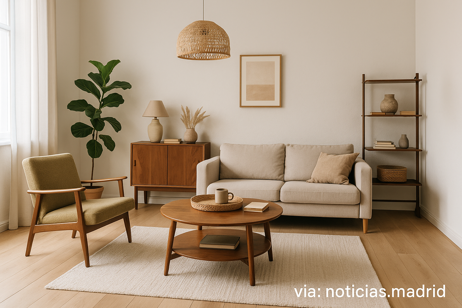 Renueva tu Espacio de 38 m² con Muebles de Segunda Mano para un Hogar Chic y Acogedor