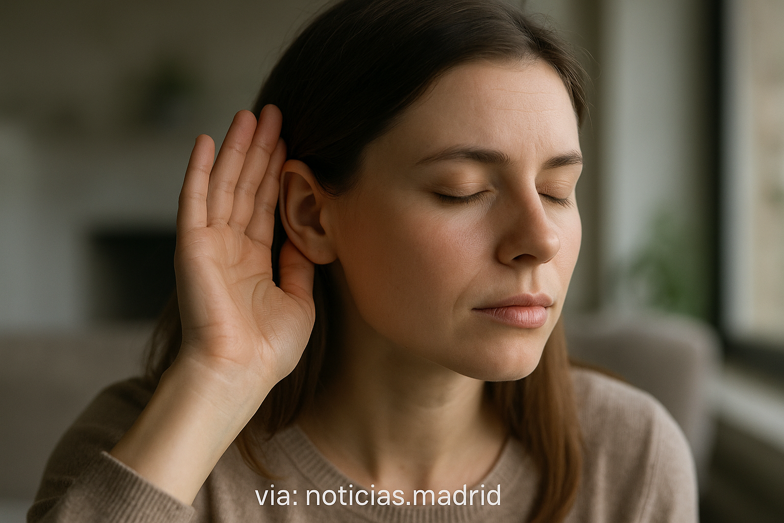 ¿Cerrar los ojos te ayuda a oír mejor?
