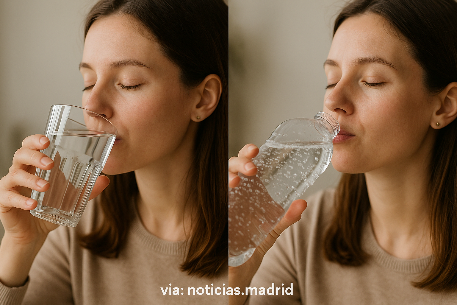 ¿Hidratarse con agua con o sin gas? Expertos analizan las diferencias en salud y bienestar