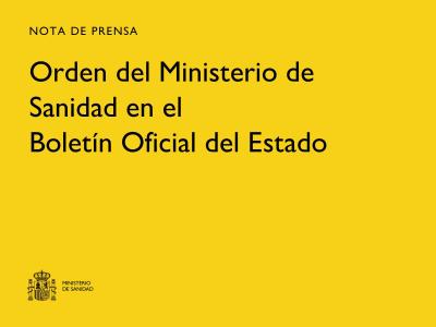 Actualizaciones y Comunicados del Ministerio de Sanidad