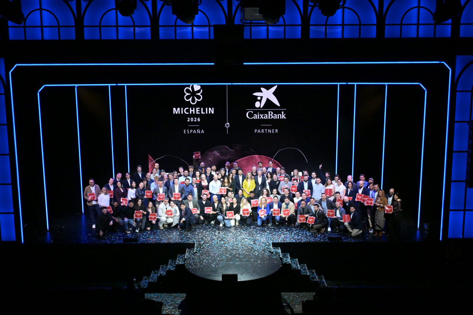 CaixaBank entrega placas Michelin a 120 restaurantes madrileños en un evento destacado