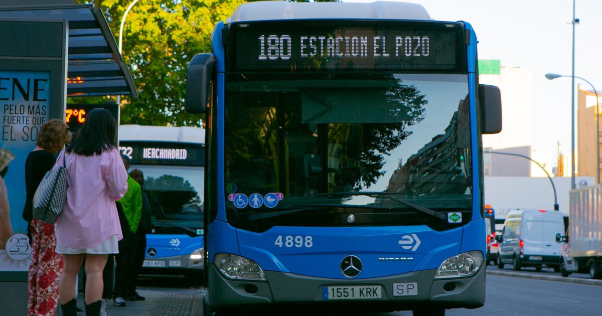 EMT Madrid amplía el servicio de la línea 180 durante el Mutua Madrid Open 2026