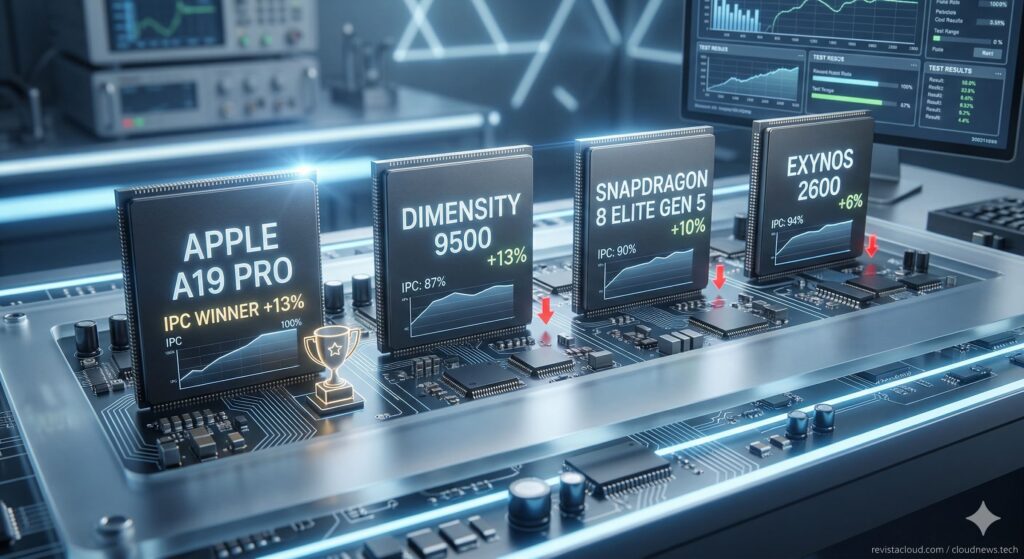 El Apple A19 Pro se Consolida como Líder en Rendimiento IPC, Superando a Snapdragon, Dimensity y Exynos