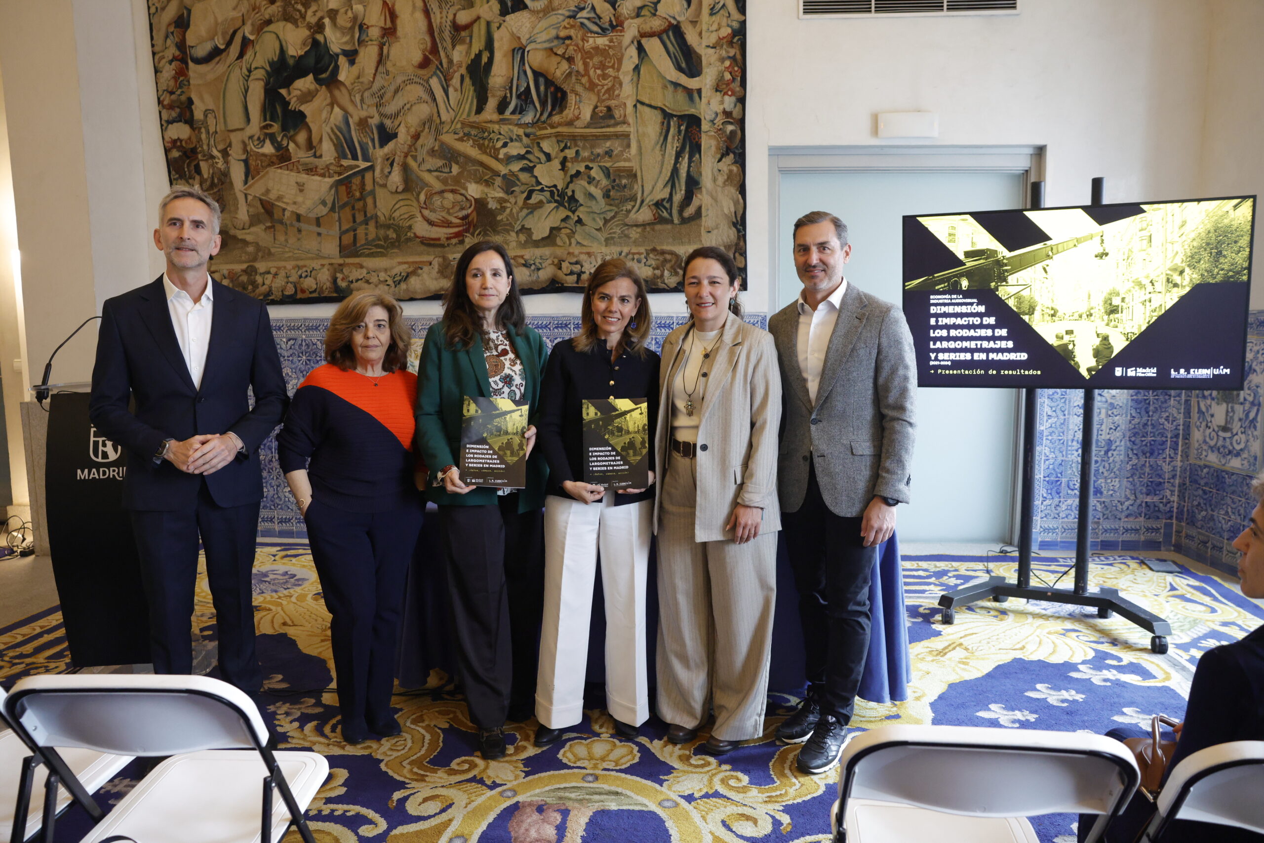 El impacto económico del rodaje de películas y series en Madrid supera los 1.540 millones de euros entre 2021 y 2024