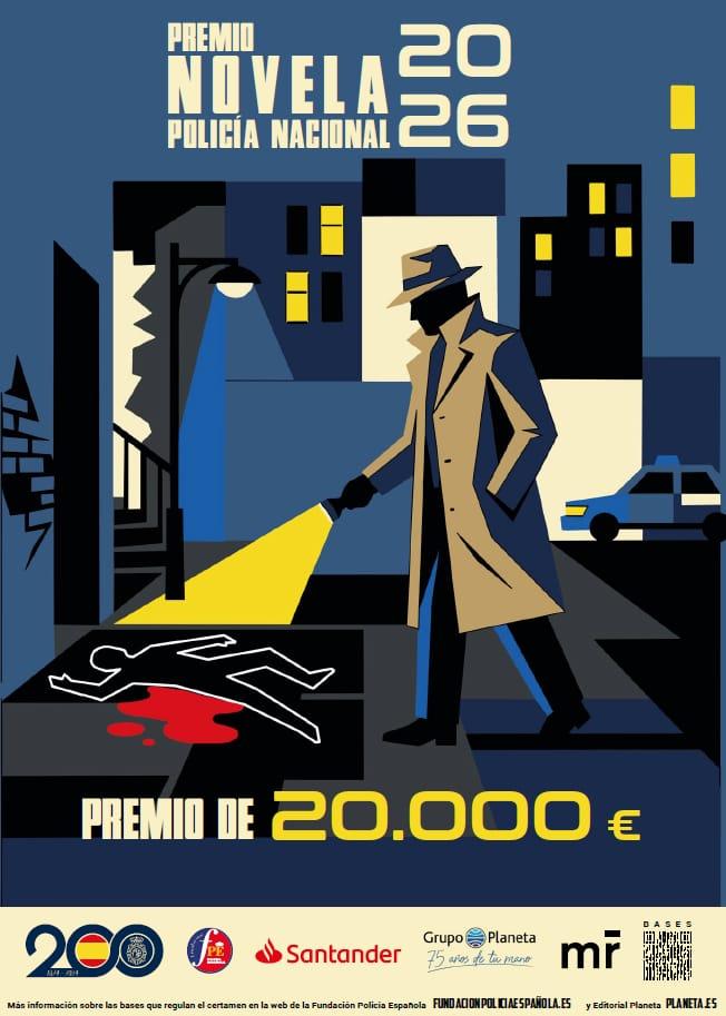 Fundación Policía Española y Editorial Planeta abren el plazo para el IX Premio de Novela Policía Nacional 2026 hasta el 15 de junio