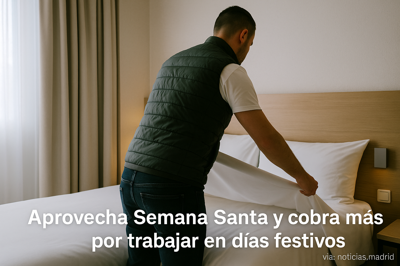 Juanma Lorente: Aprovecha Semana Santa y cobra más por trabajar en días festivos