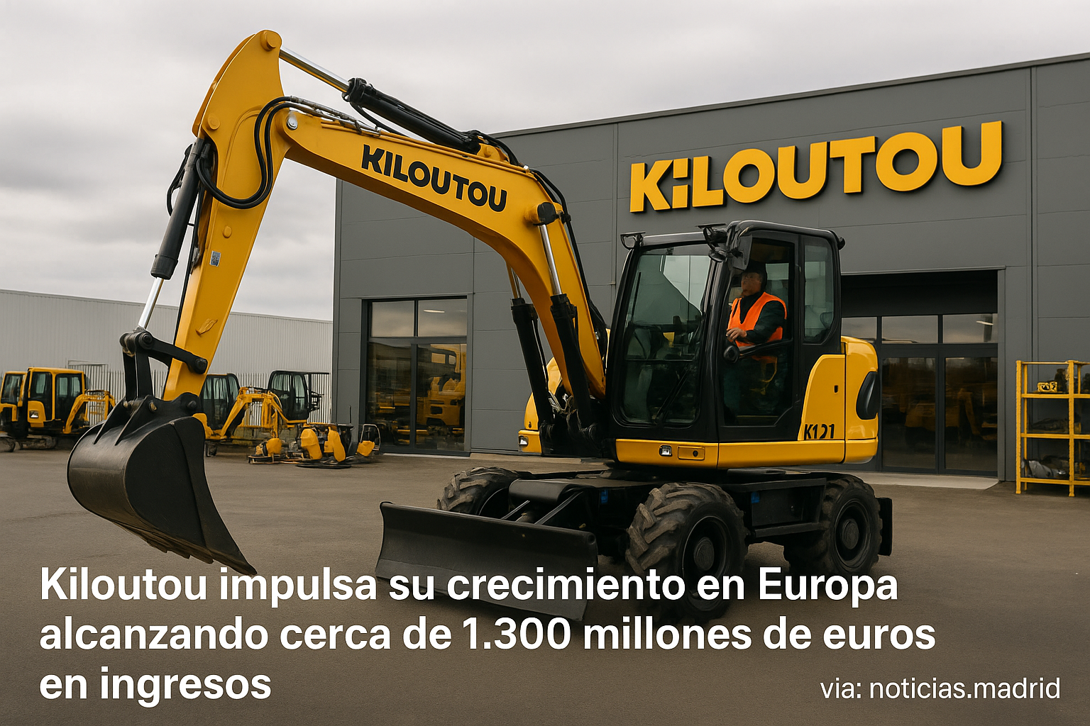 Kiloutou impulsa su crecimiento en Europa alcanzando cerca de 1.300 millones de euros en ingresos