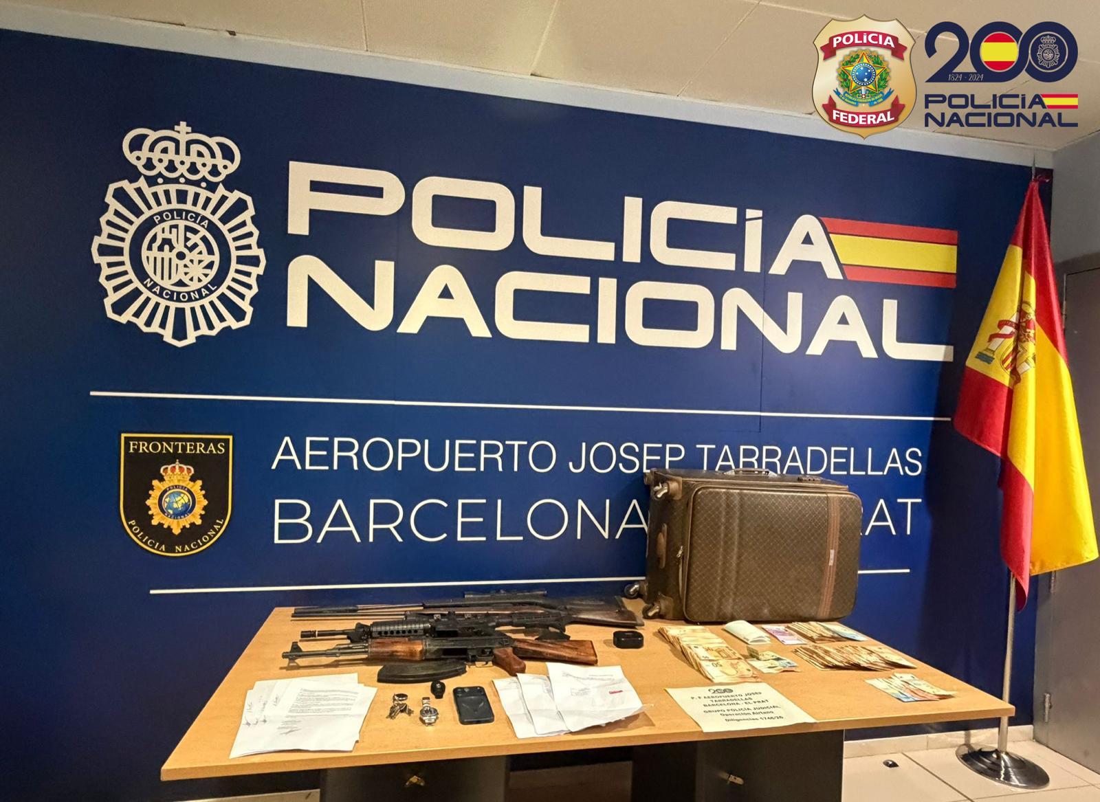 La Policía Nacional y la Policía Federal de Brasil desmantelan red criminal especializada en tráfico de droga aérea entre Brasil y España