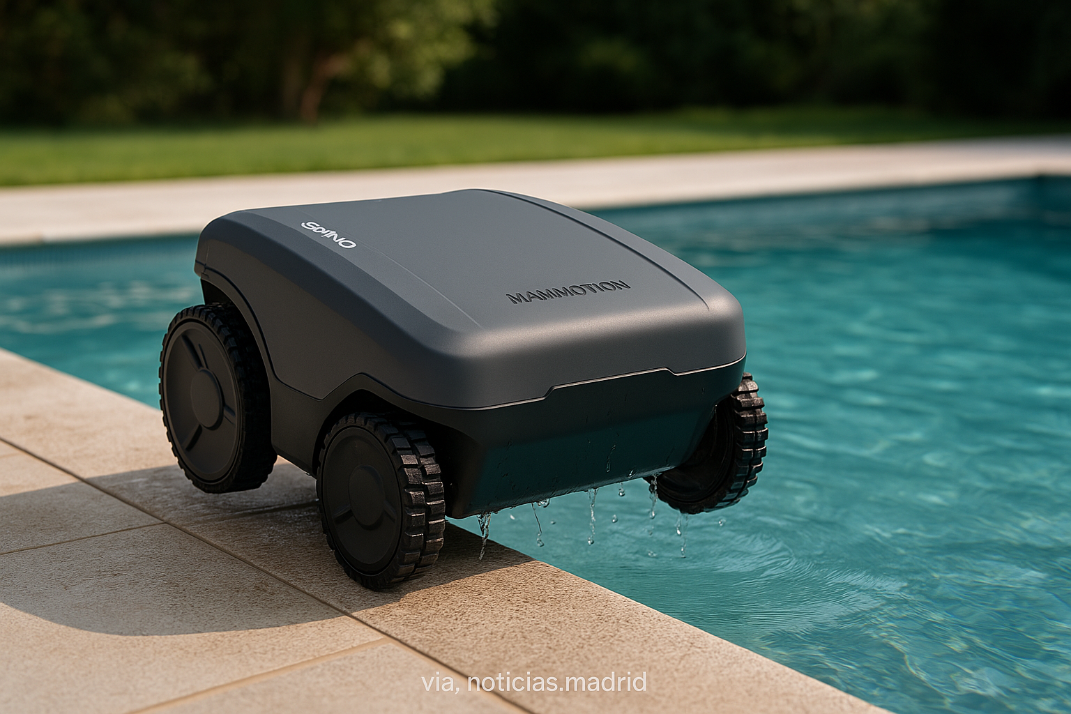 Mammotion lanza un robot limpiafondos que sale solo del agua