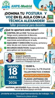 Mejora Tu Postura y Bienestar: Taller Presencial de Técnica Alexander