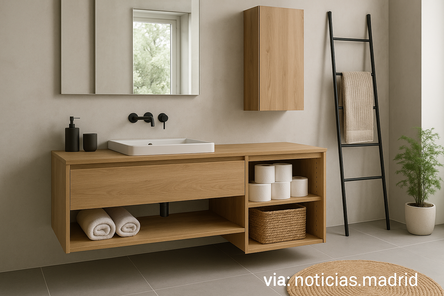 Transforma tu baño: ideas innovadoras con muebles funcionales y optimizados