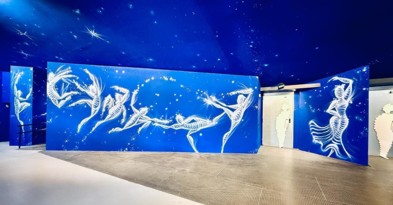 Artista SUSO33 Transforma la Entrada de Centro Danza Matadero con ‘Las Paredes Danzan’