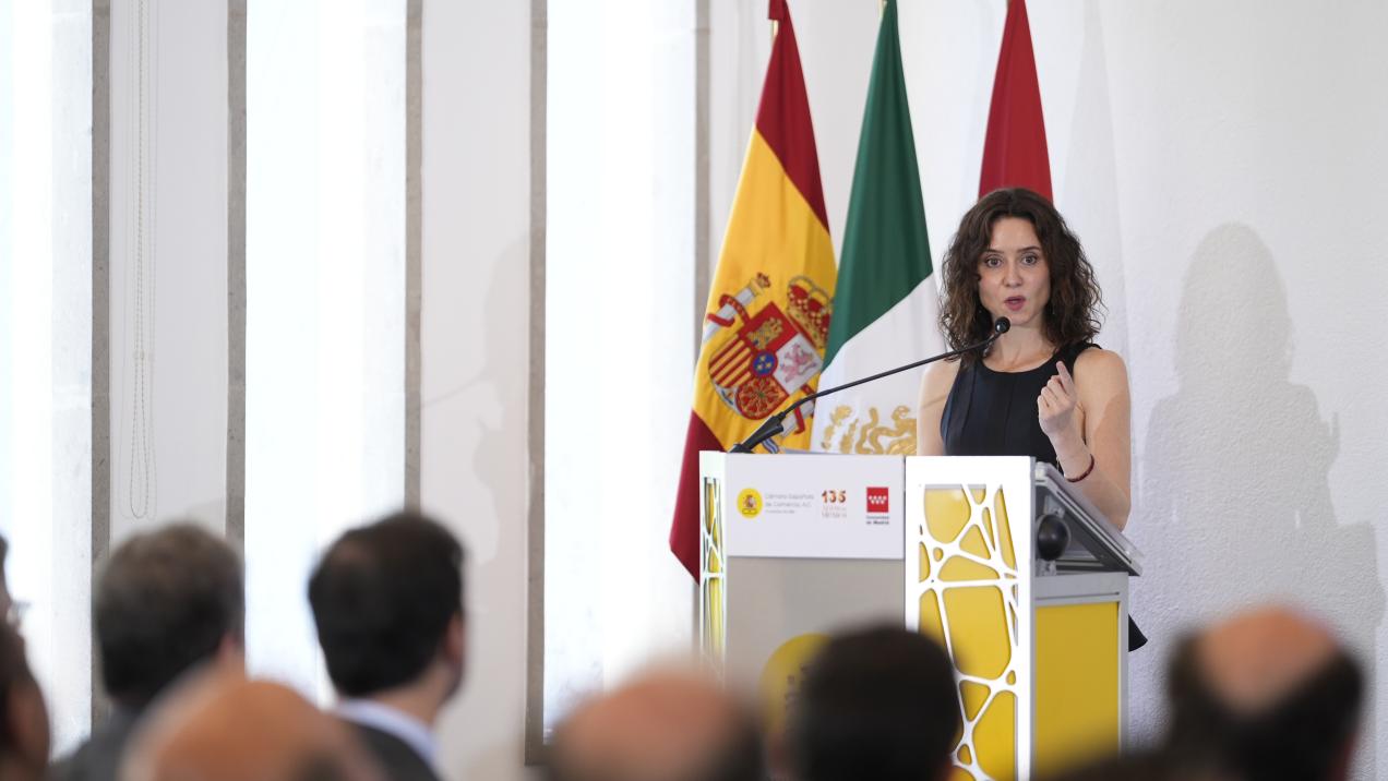 Ayuso ofrece Madrid como puerta a empresas mexicanas en Europa