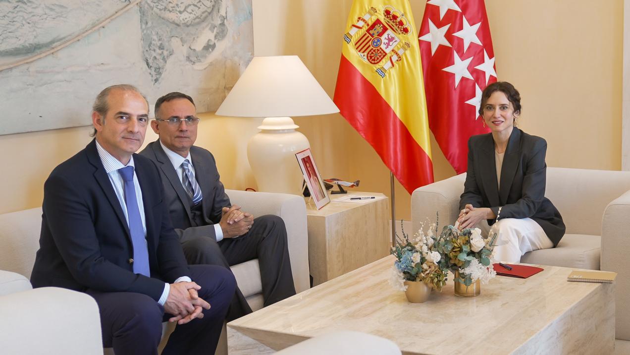 Díaz Ayuso recibe al disidente cubano José Daniel Ferrer en Madrid