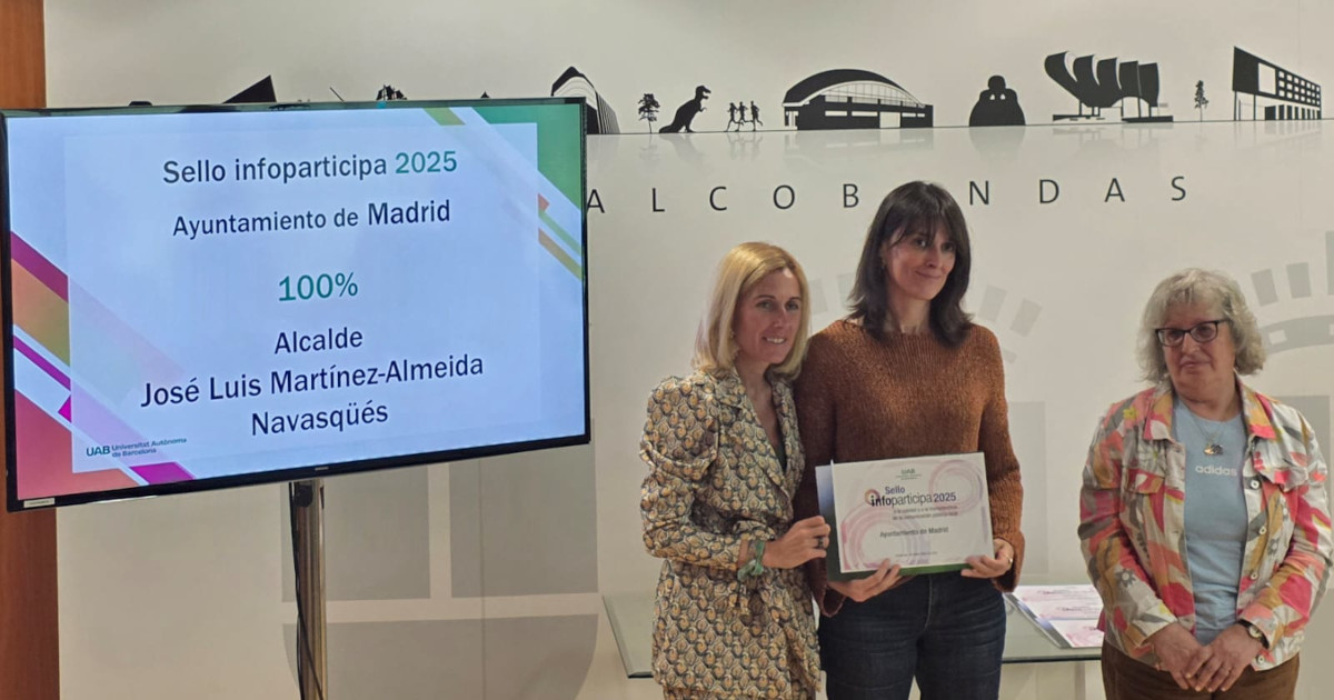 El Ayuntamiento de Madrid Mantiene su Liderazgo en Transparencia con la Renovación del Sello Infoparticipa 2025 por Octavo Año Consecutivo