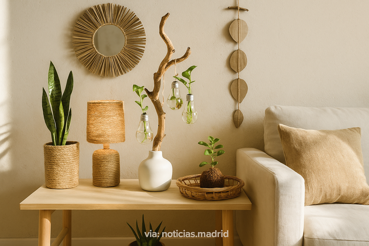 El DIY ecológico convierte residuos en decoración del hogar