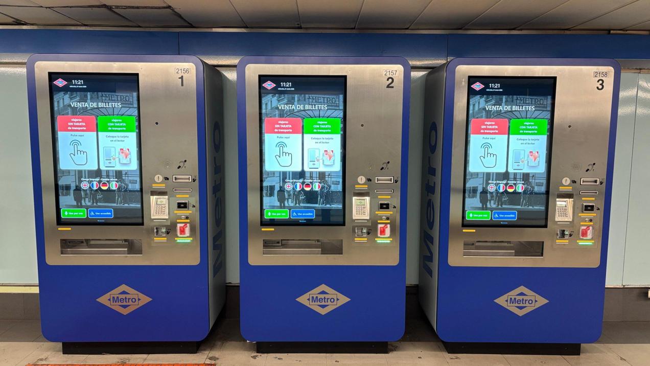 El Metro de Madrid renueva las máquinas en 71 estaciones