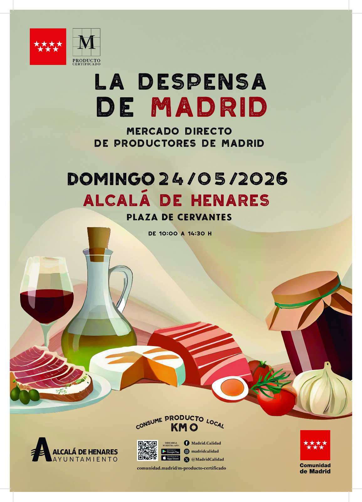 La Despensa de Madrid regresa a Alcalá con productos locales de calidad certificada