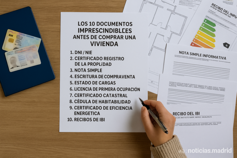Diez documentos que debes revisar antes de comprar una vivienda