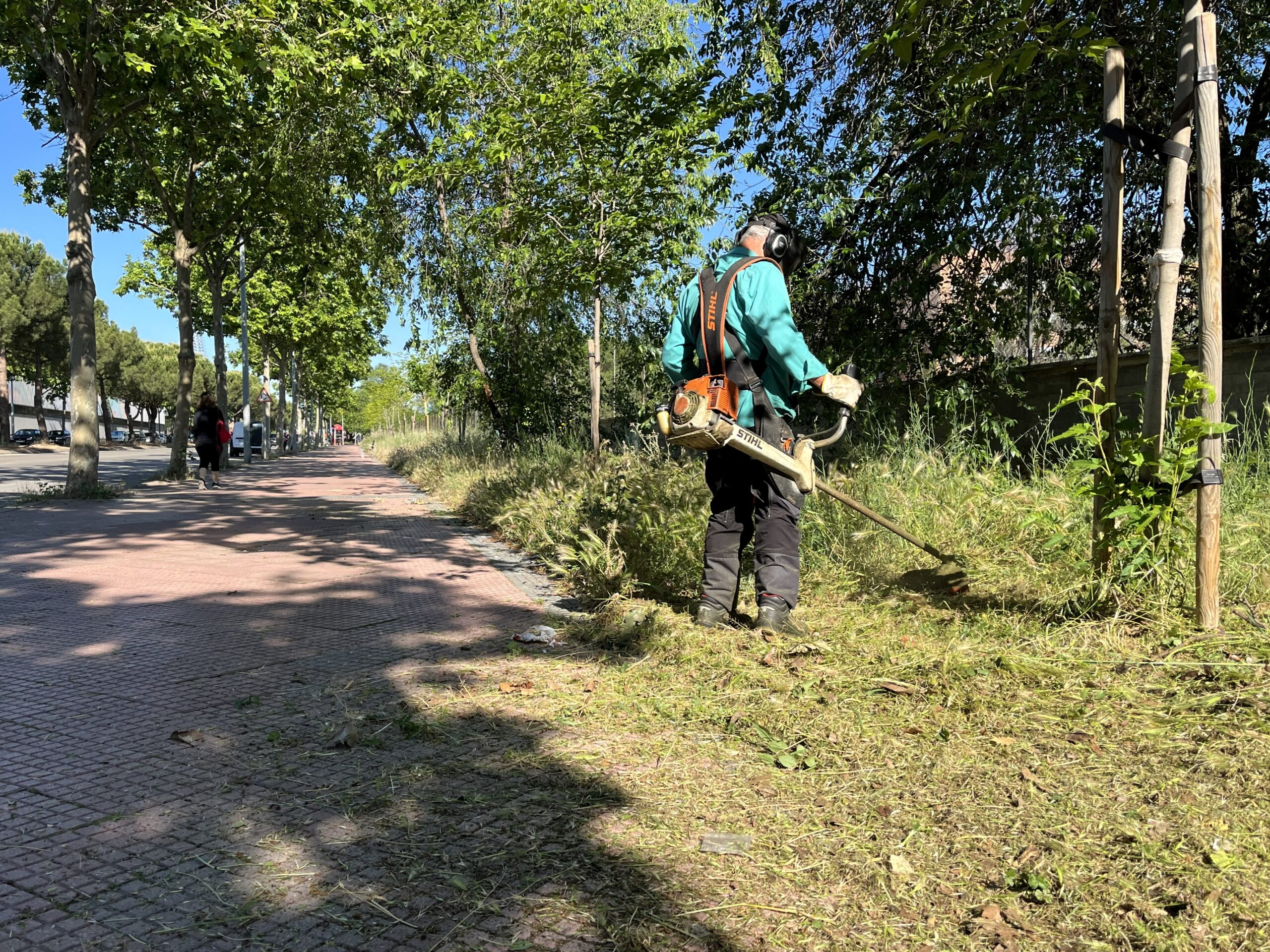 Mejoran las Tareas de Desbroce en Espacios Públicos de Alcalá