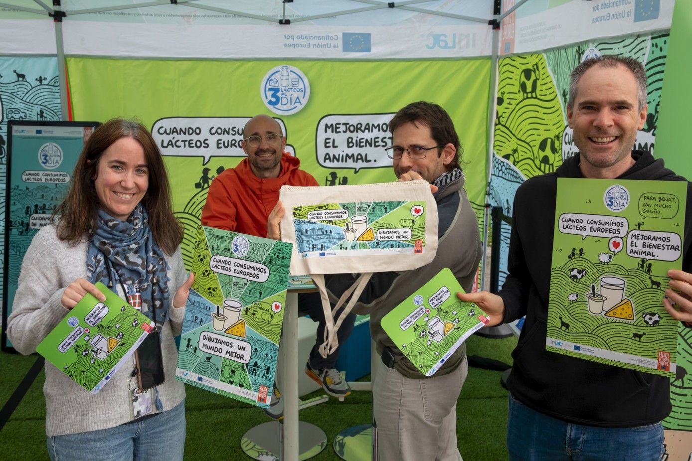 La campaña europea de lácteos recorre 11 ciudades de España