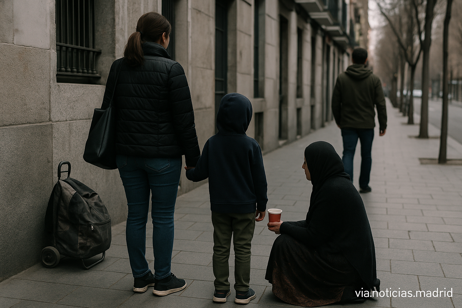 Varias personas pasean por la calle en Madrid. (Europa Press)