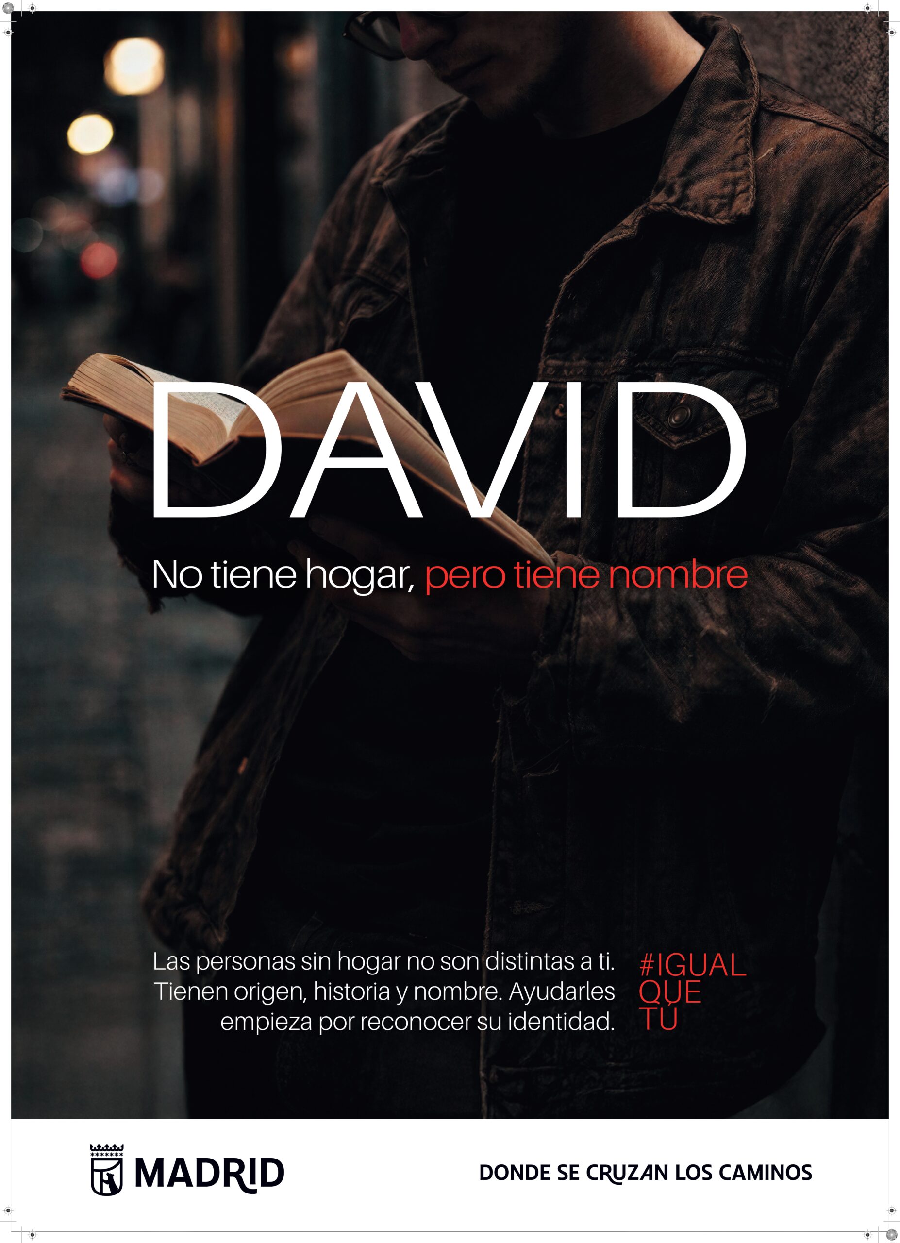Campaña municipal en Madrid pone nombre a las personas sin hogar