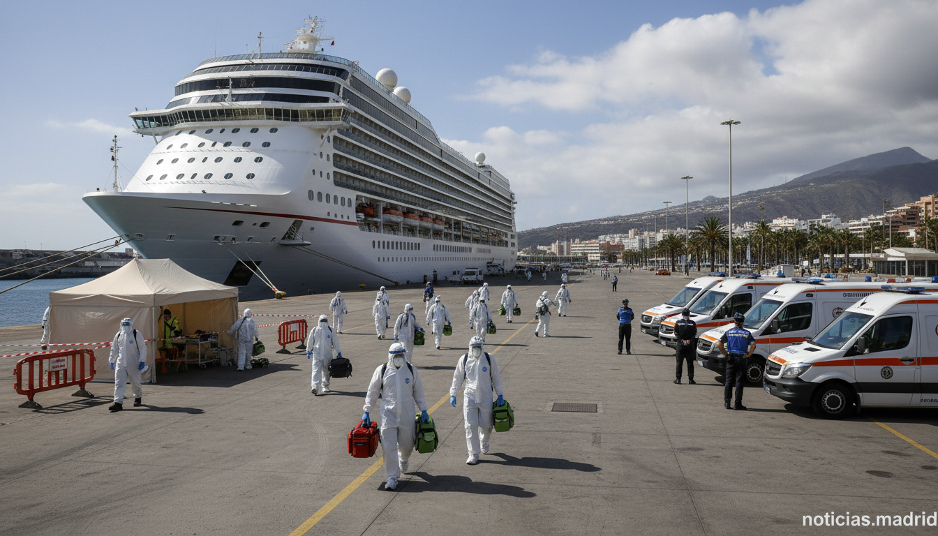 El crucero MV Hondius con hantavirus se dirige a Tenerife
