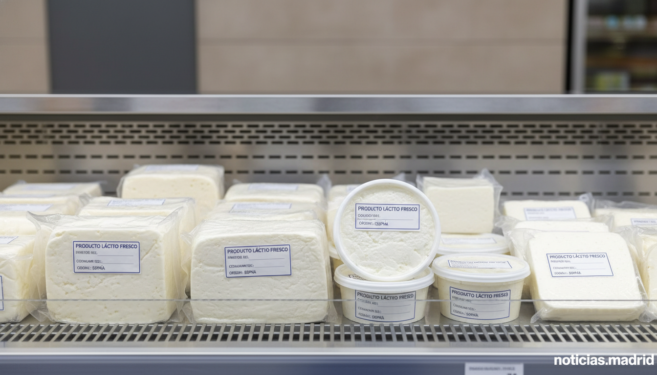 La AESAN retira lotes de quesos frescos de vaca por listeria