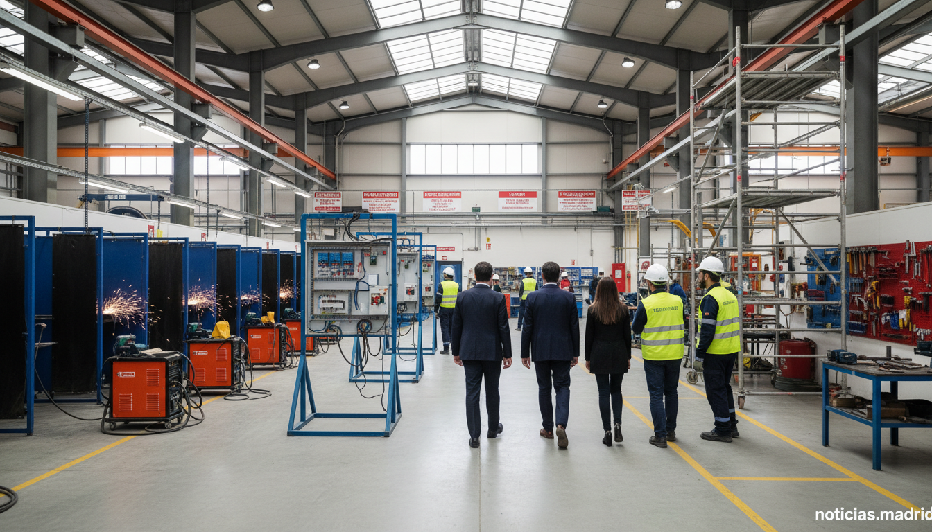 La Comunidad visita la FLC Madrid para reforzar la formación en obra