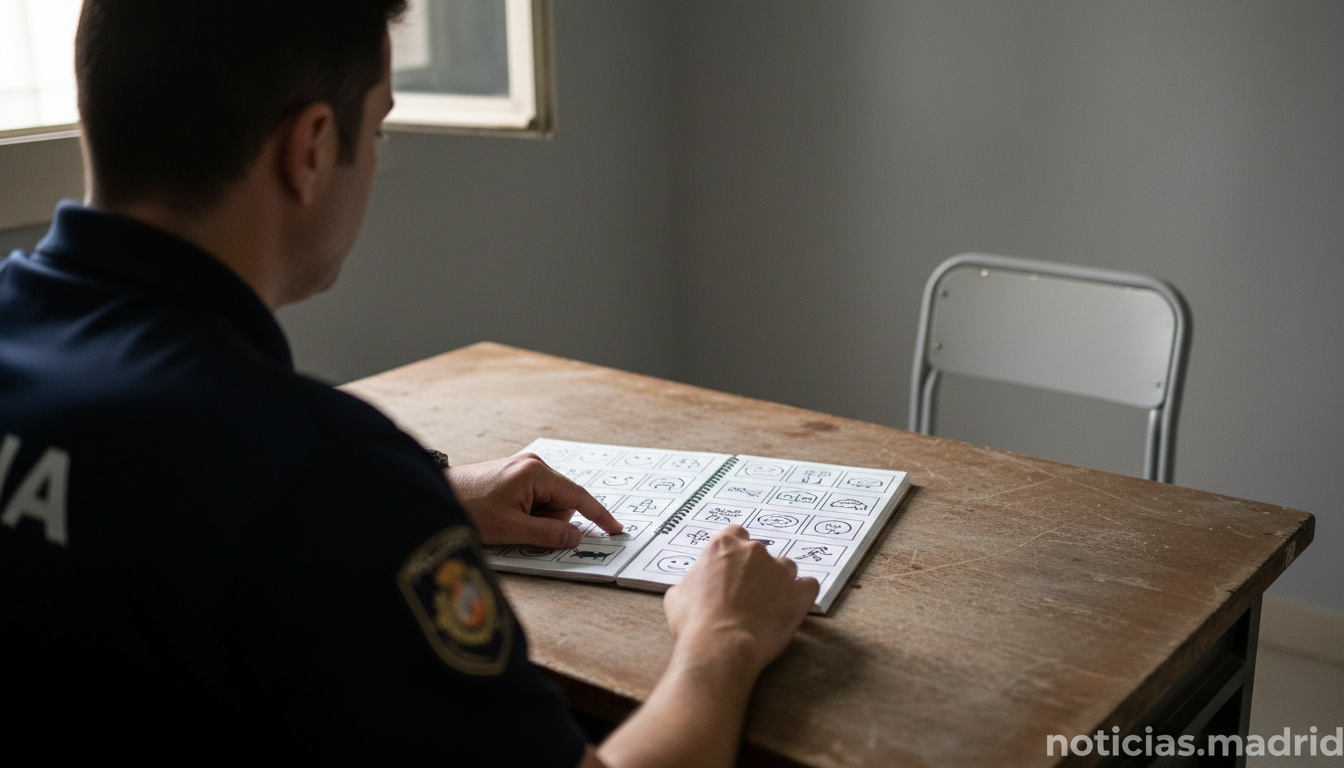 Pictogramas de la Policía Nacional para atender víctimas