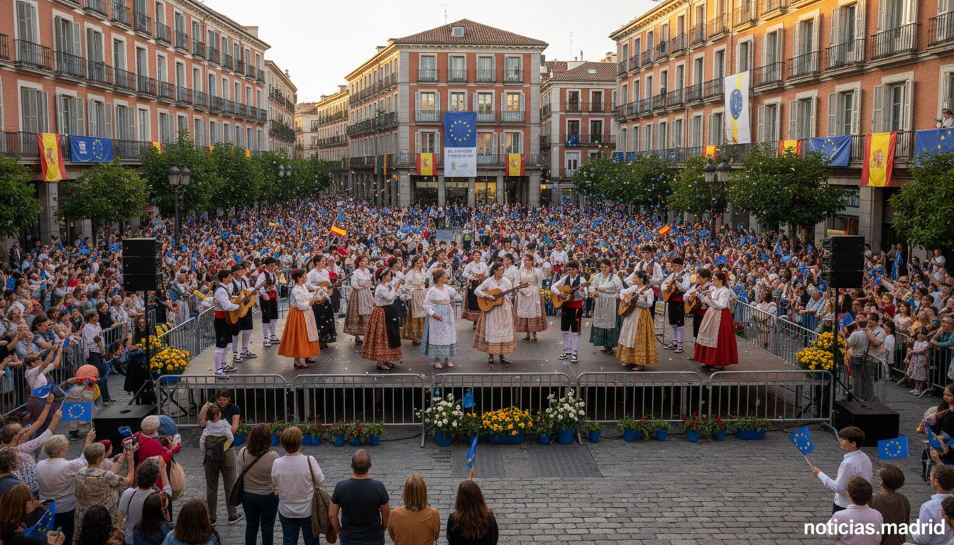Música, danza y discursos en Las Rozas por el Día de Europa 2026