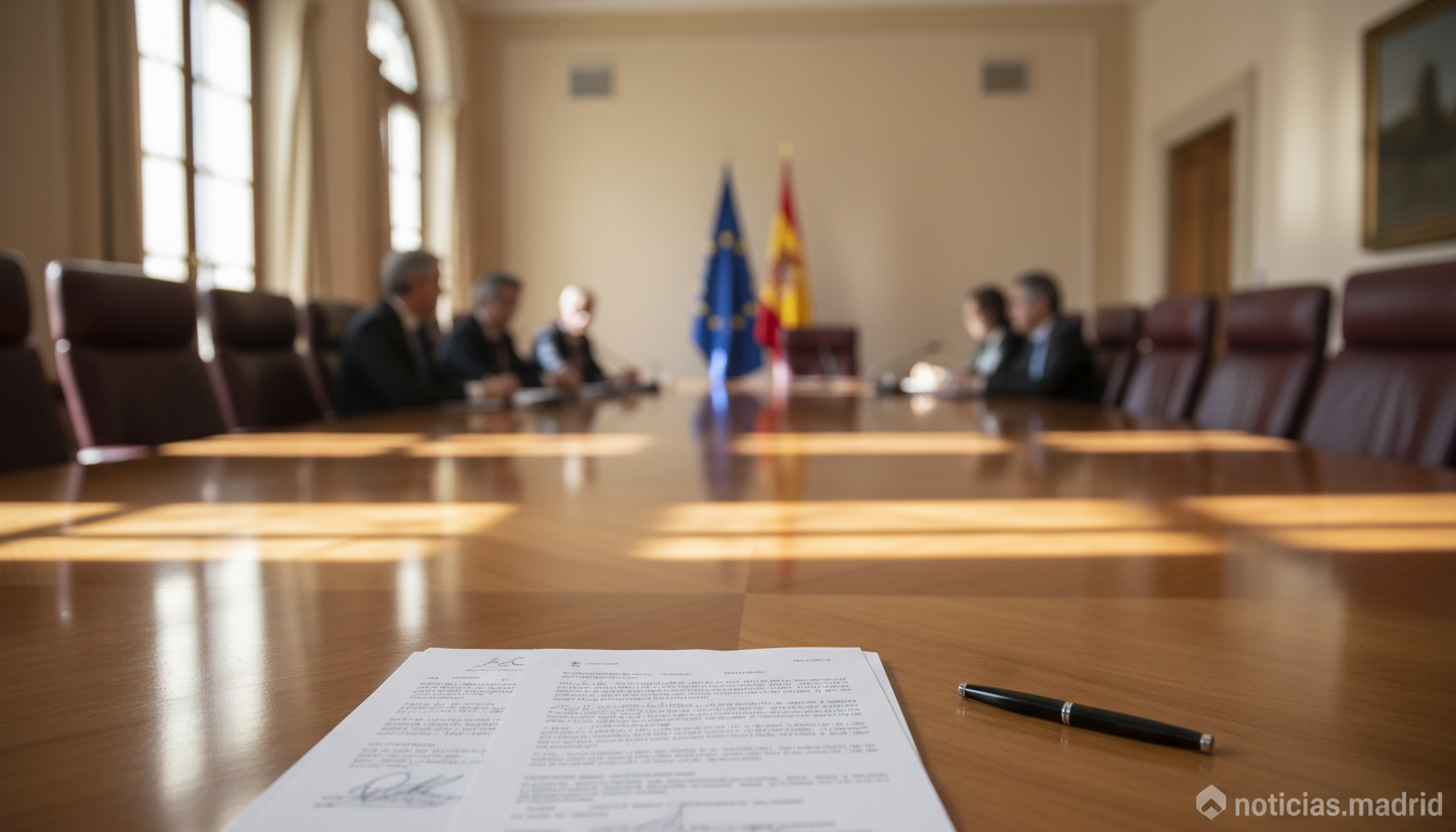 Firma del protocolo del Centro Nacional de Competencias en Innovación Social en Madrid