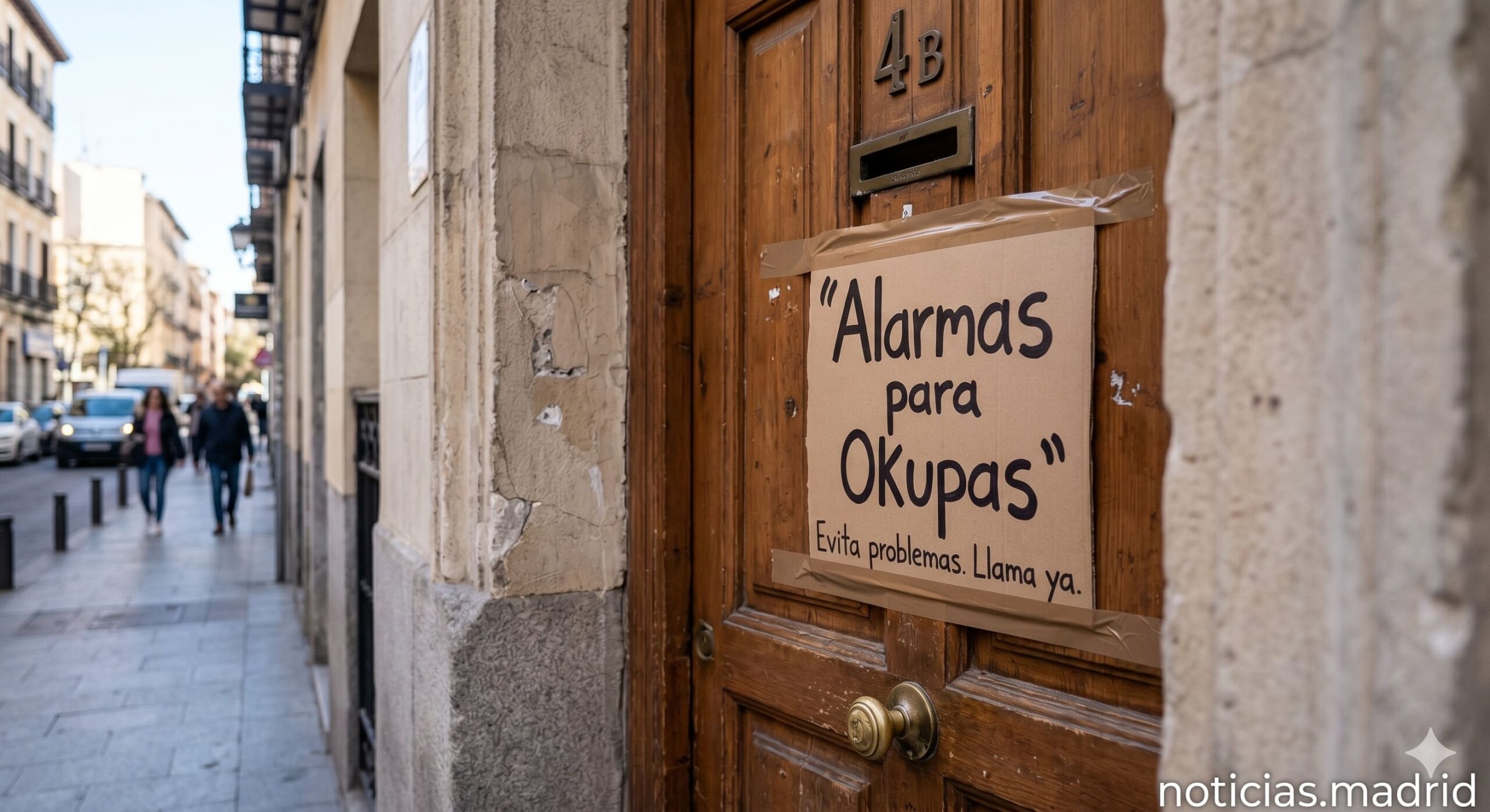 “Alarmas para okupas”: el debate que deja el caso de Chamberí