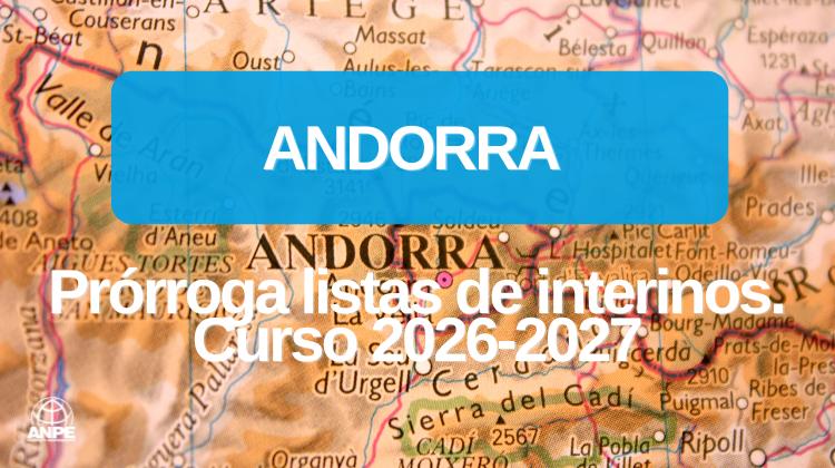 Actualización de Listas de Interinos en Andorra para el Curso 2026-2027: Prórroga Oficial Anunciada