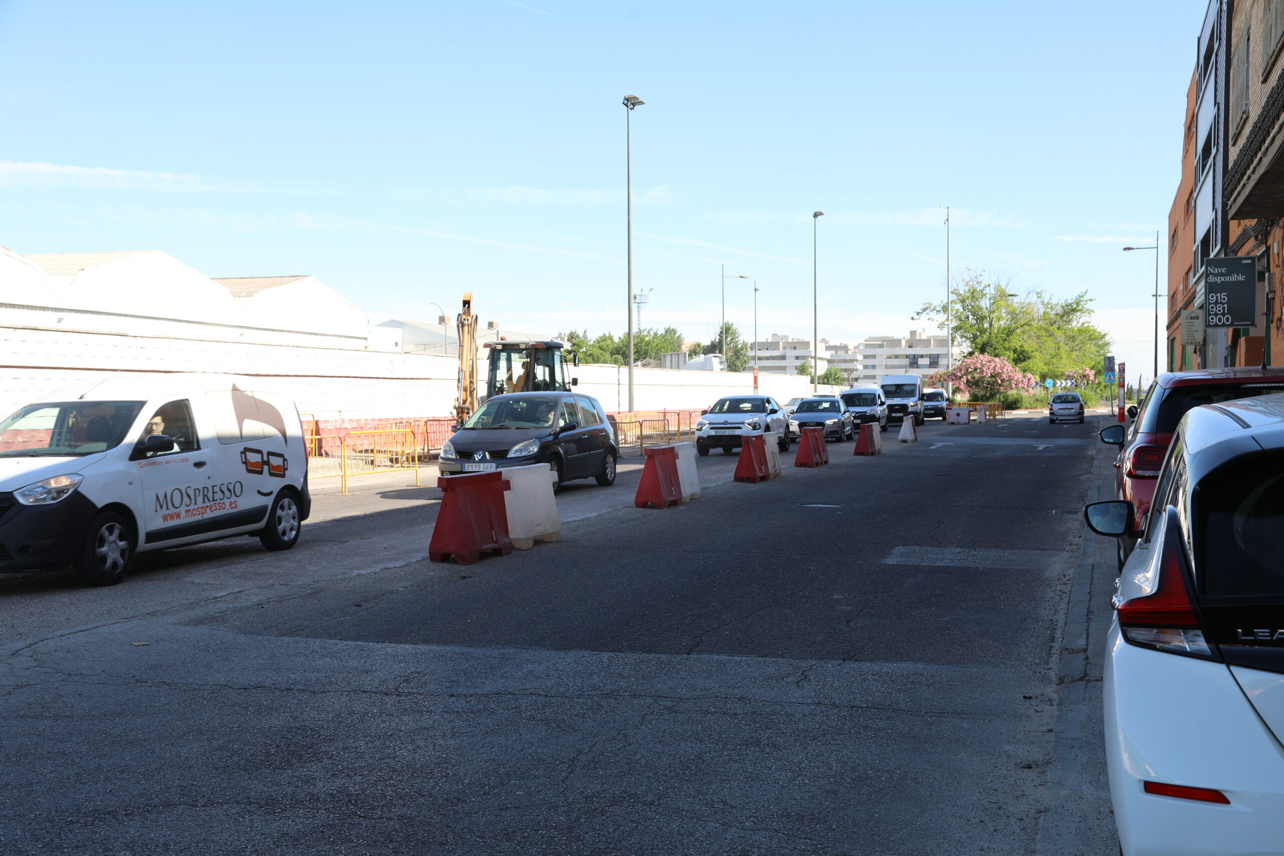Avanzan las Obras de Renovación en la Calle Carpinteros de Getafe
