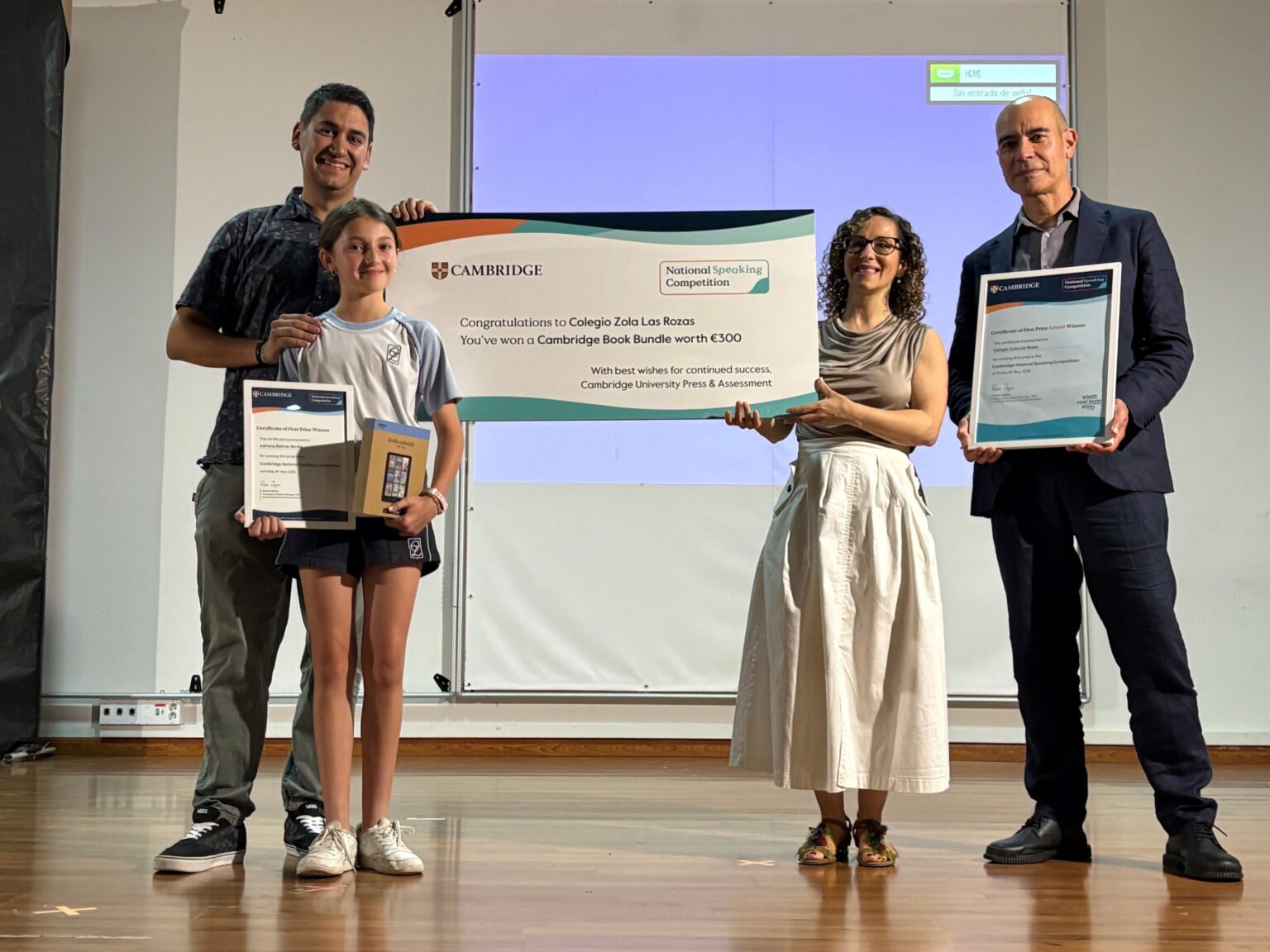 Cambridge premia en inglés oral a los mejores de Primaria