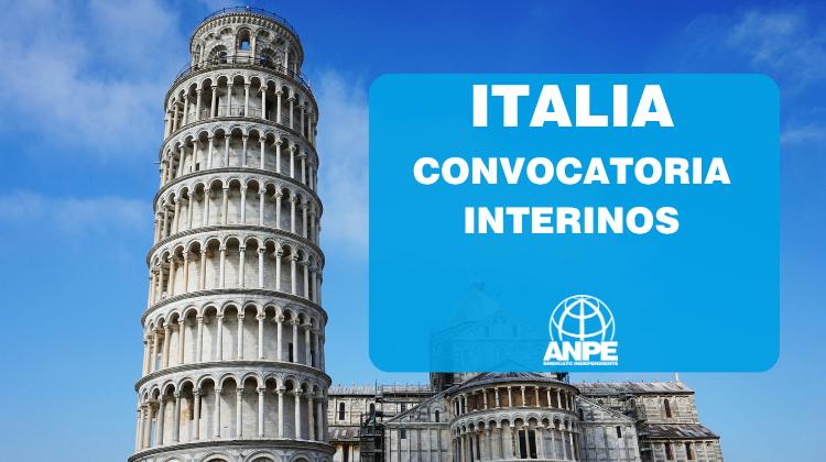 Convocatoria Definitiva de Interinos en Italia: Listados Publicados