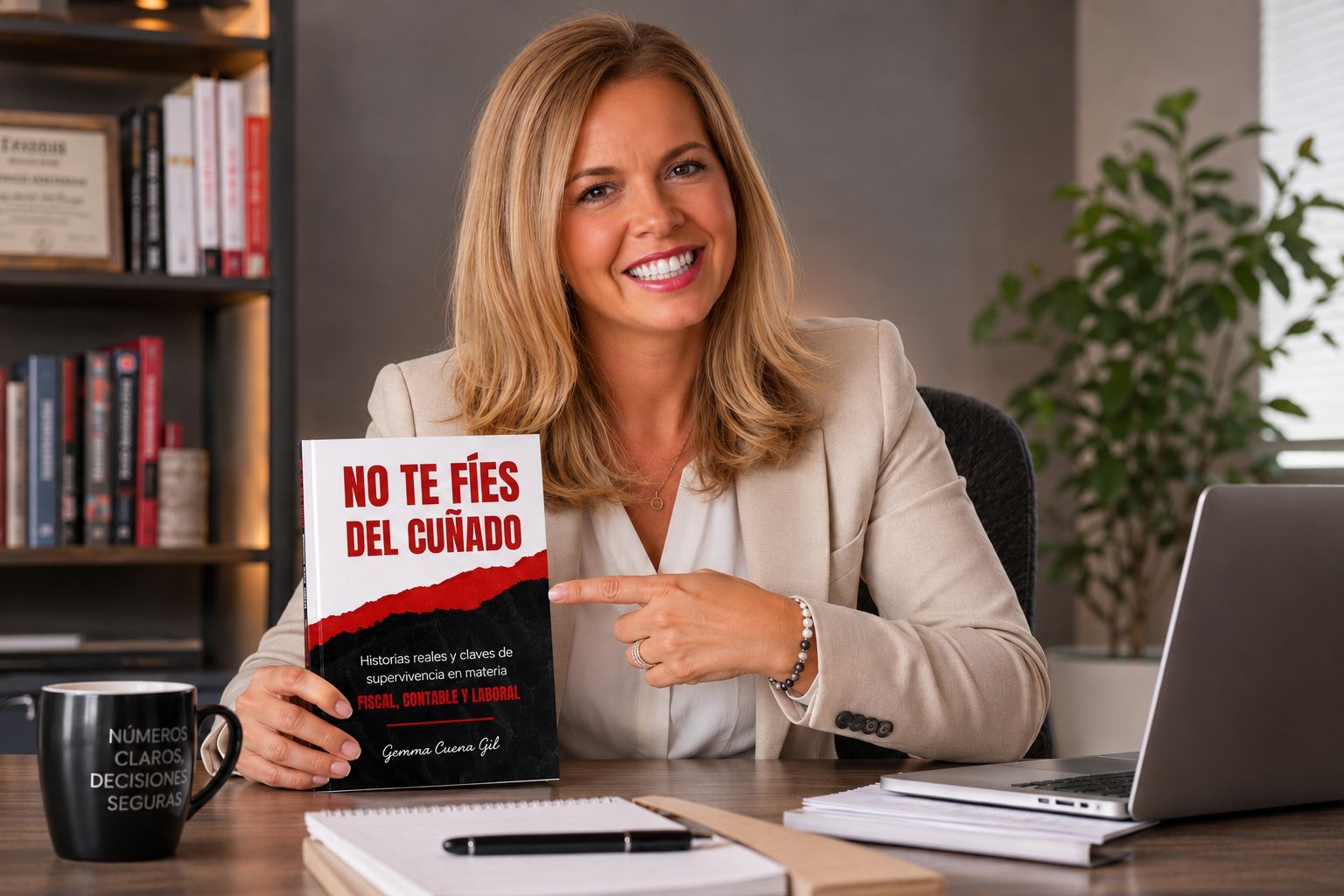 Gemma Cuena firma ‘No te fíes del cuñado’ en la Feria del Libro de Madrid