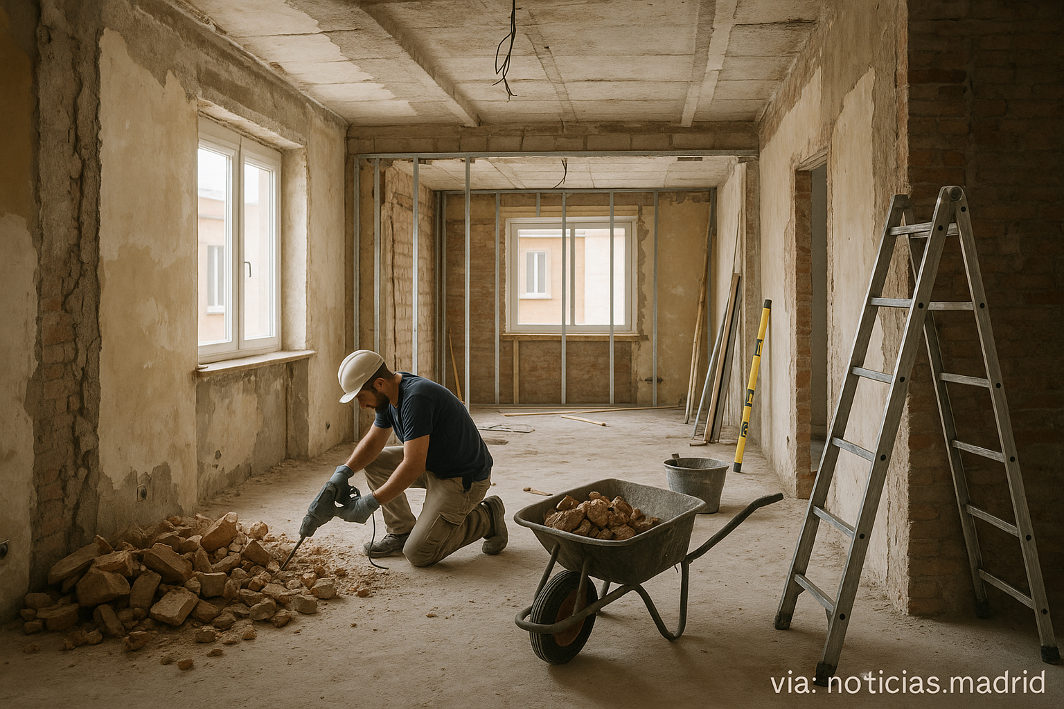 Reformas integrales en Madrid: entre 800 y 1.200 €/m² en 2026