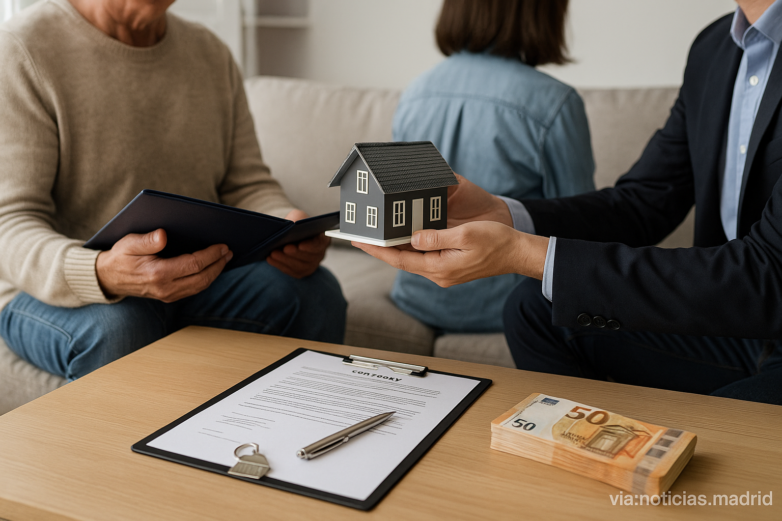 Compensar al hijo que cuida a sus padres con un piso o dinero puede complicar la herencia