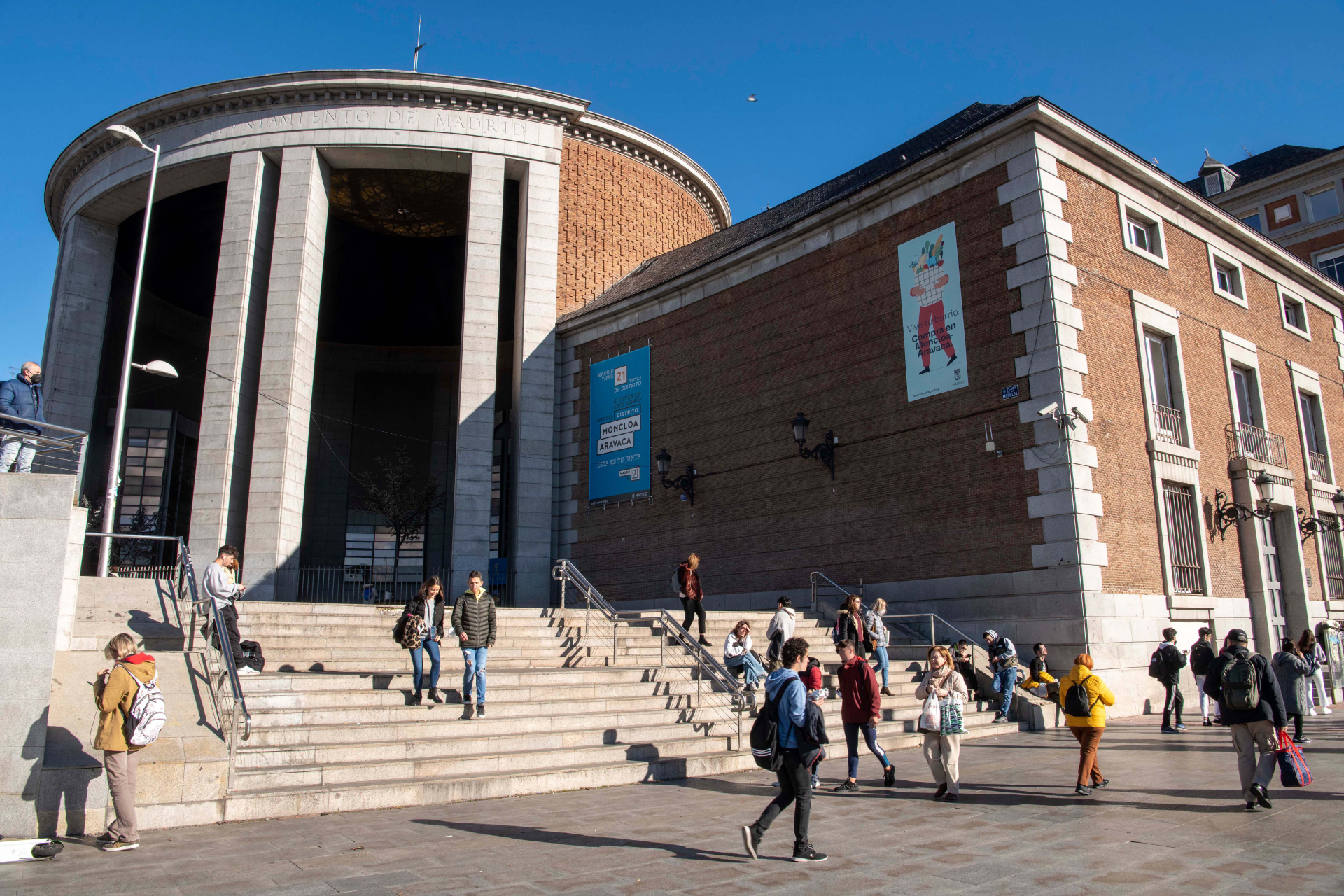 Nueva sala de estudio en Moncloa-Aravaca: 182 puestos en el antiguo edificio de la Junta Municipal