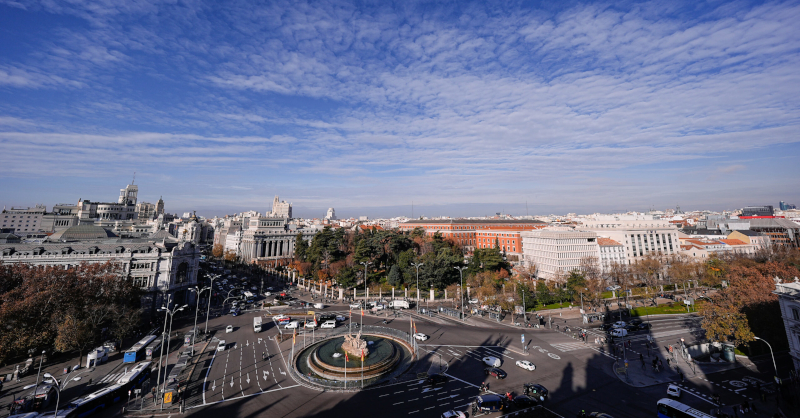 Madrid registra mínimos históricos de contaminación por NO2