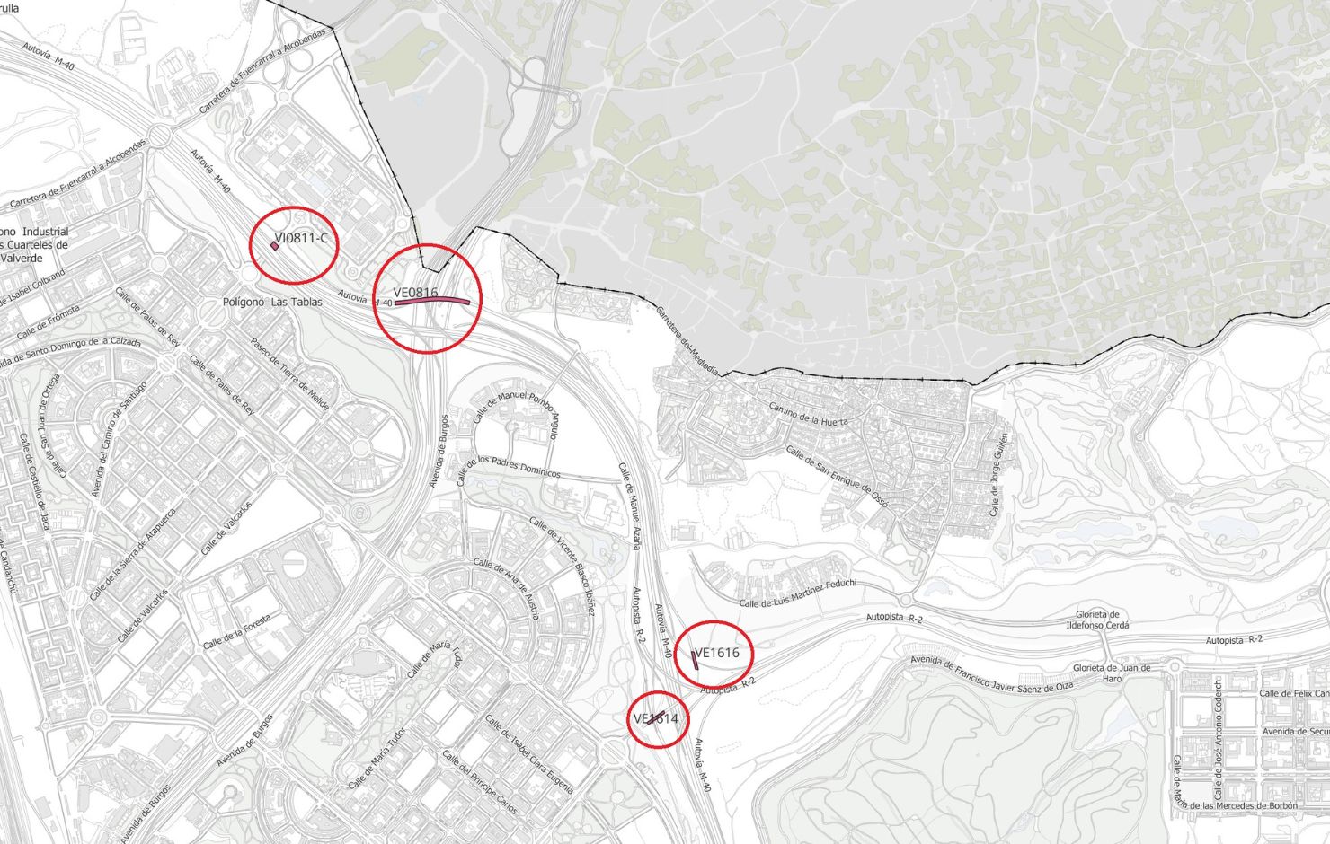 Madrid renueva las estructuras del ramal Sanchinarro-M40 con 1,2 millones