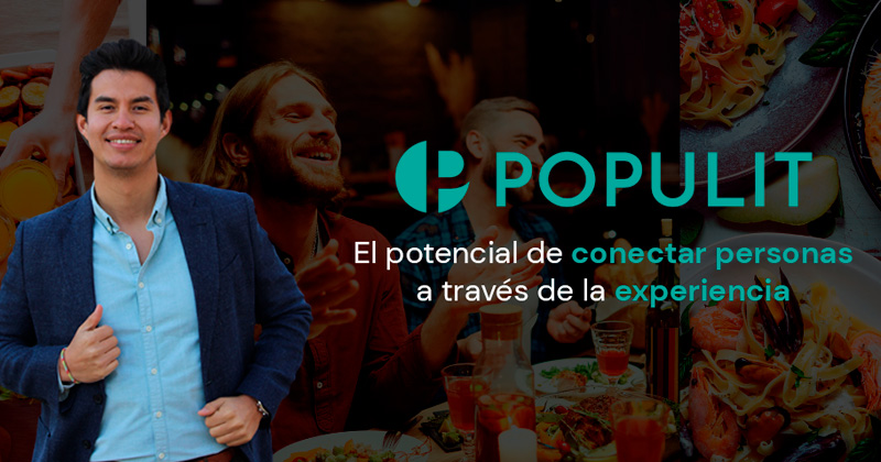 Rodrigo Gomez fundador de la startup Populit compartiendo su experiencia sobre emprender en Madrid en una entrevista.
