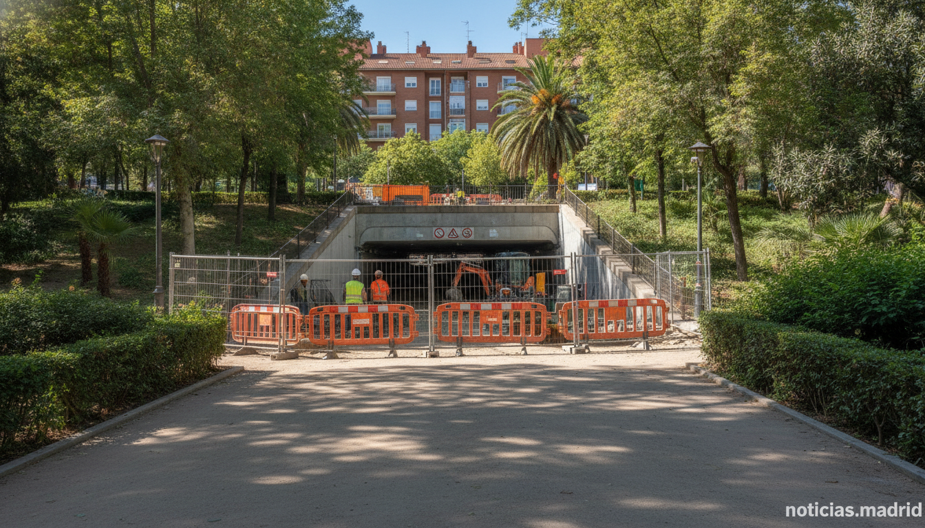 Cerrado hasta agosto el paso peatonal entre Colonia Manzanares y la Casa de Campo