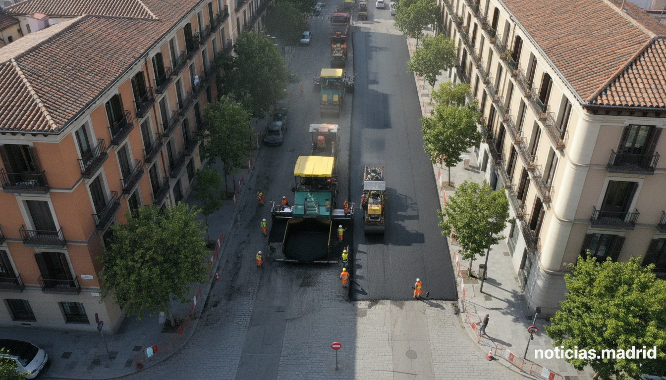 La Operación Asfalto 2026 arranca en 21 distritos de Madrid