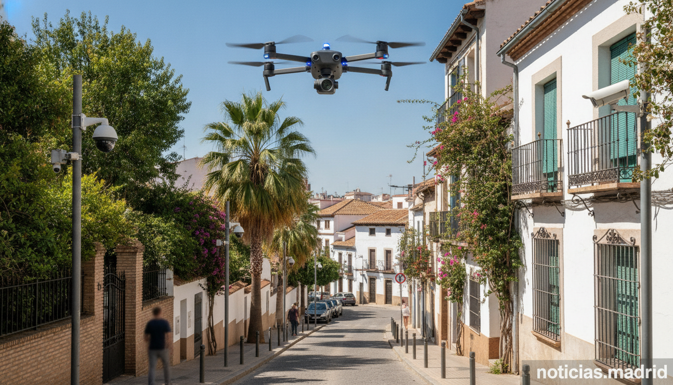 Las Rozas refuerza la seguridad con 295 cámaras inteligentes y cuatro drones