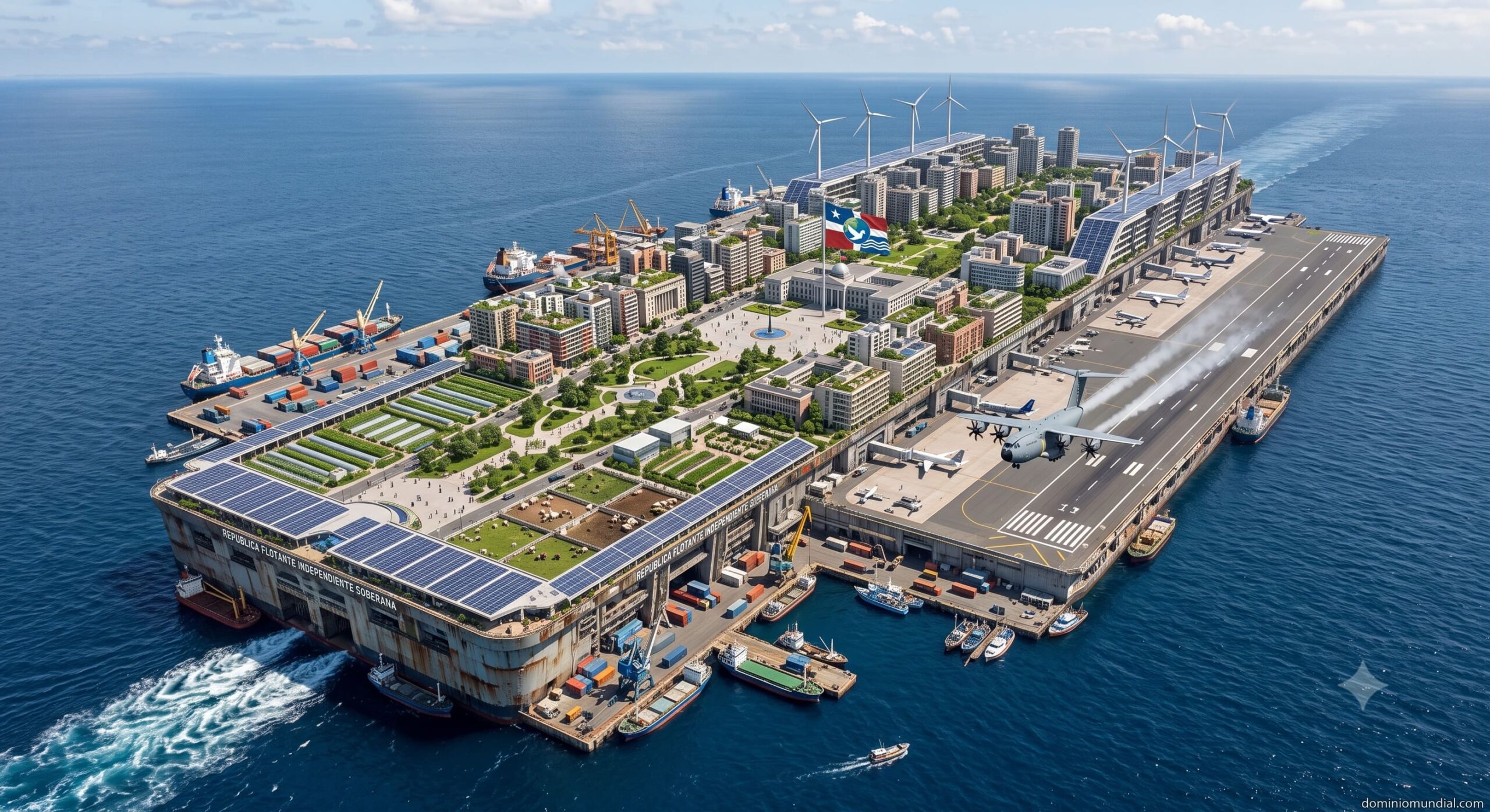 Ciudades flotantes: el sueño de fundar un país en alta mar
