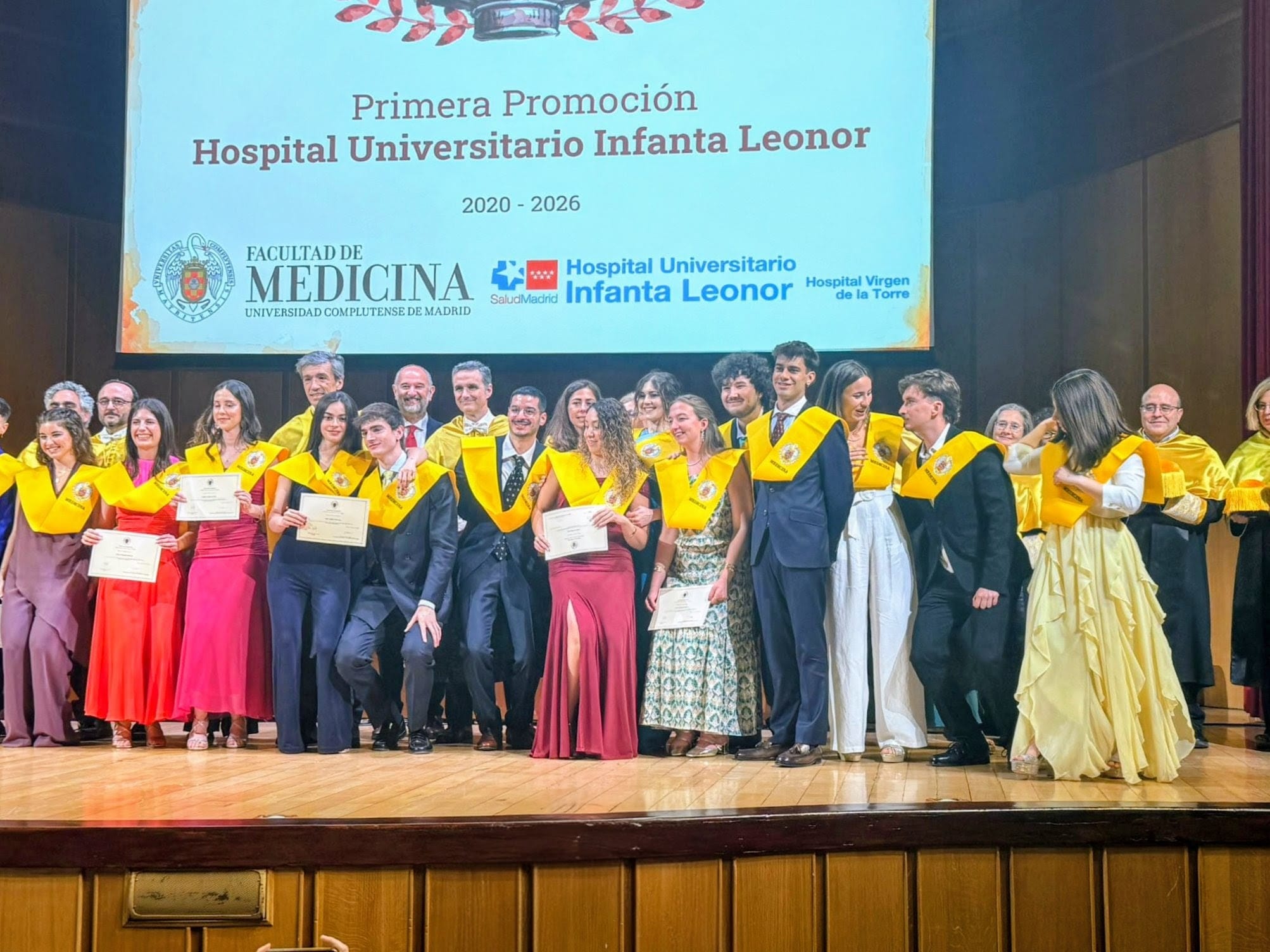 Se gradúa la primera promoción de Medicina de la UCM formada en el Hospital Infanta Leonor